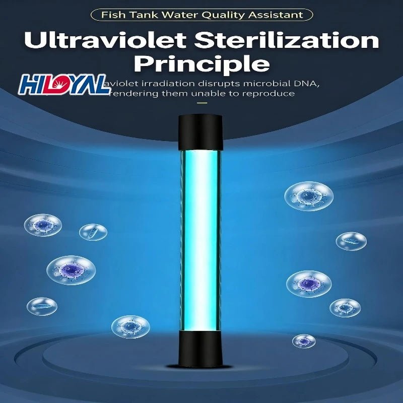 UV Water Purification Lamp – Timed UVC Sterilization & Algae Removal Light, , Futures ETC