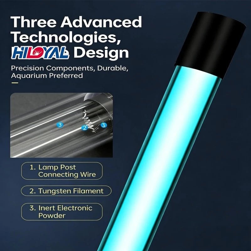 UV Water Purification Lamp – Timed UVC Sterilization & Algae Removal Light, , Futures ETC