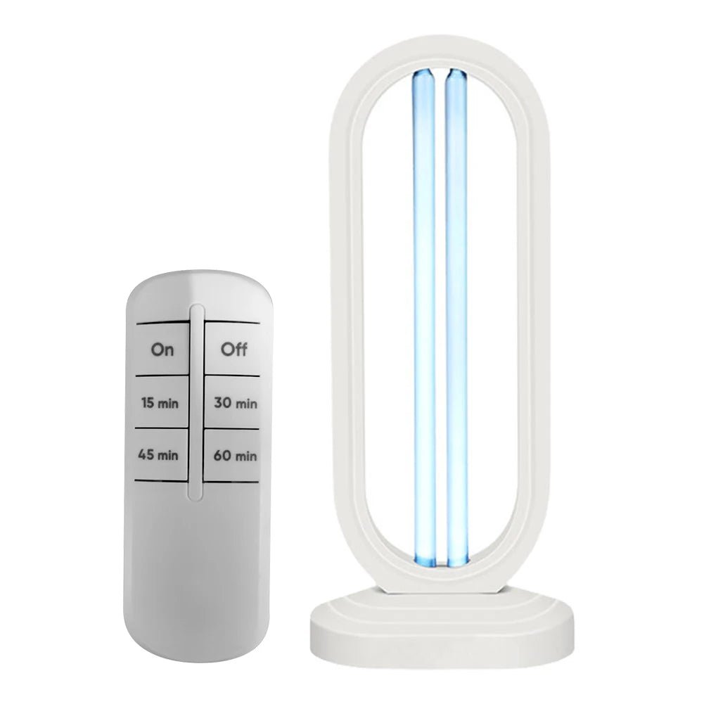 UVC Light Sanitizer with Remote Control – 3 - Speed Timer UV Disinfection Lamp for Home & Office, , Futures ETC
