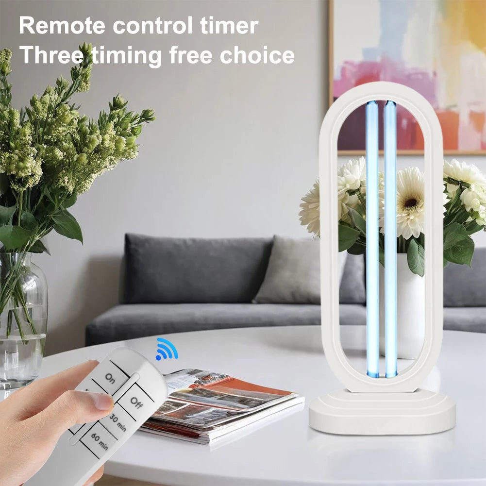 UVC Light Sanitizer with Remote Control – 3 - Speed Timer UV Disinfection Lamp for Home & Office, , Futures ETC