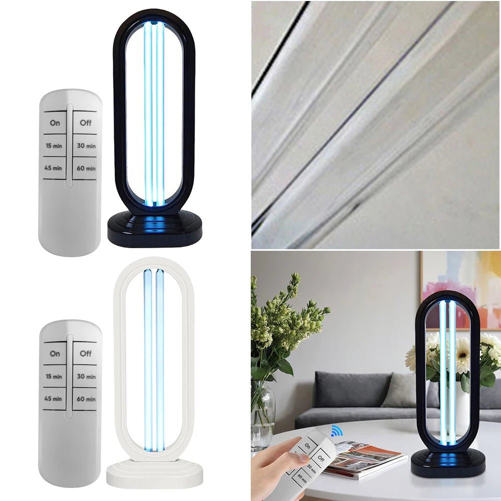 UVC Light Sanitizer with Remote Control – 3 - Speed Timer UV Disinfection Lamp for Home & Office, , Futures ETC