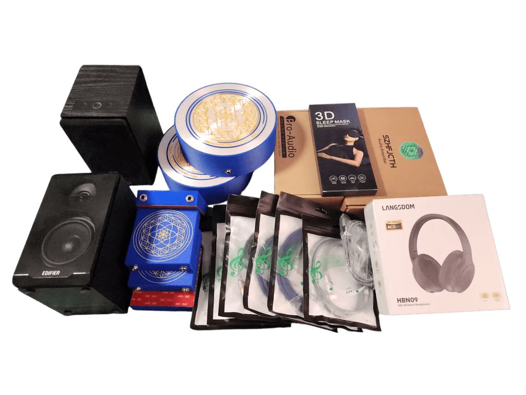 Vibroacoustic Therapy Bed DIY Sound Kit Attachments for Massage Table, VAT DIY KIT, Futures ETC