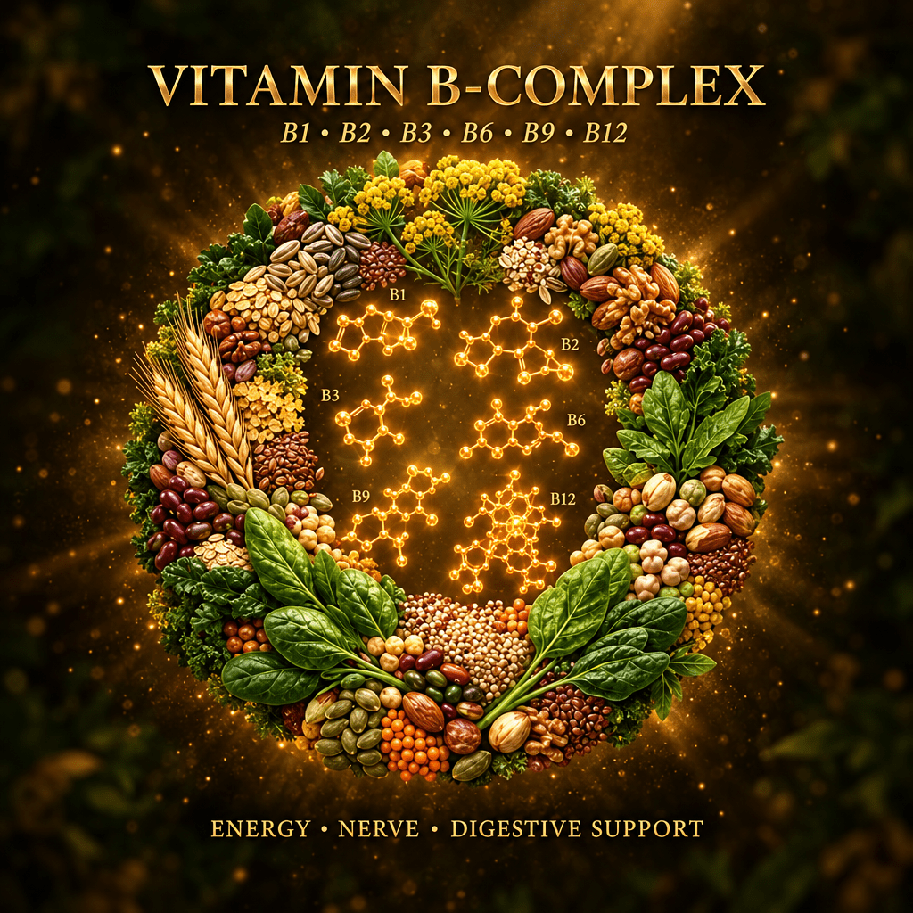 Vitamin B-Complex (Capsules 100 ct) – Energy, Nerve & Digestive Support, Tincture, Futures ETC