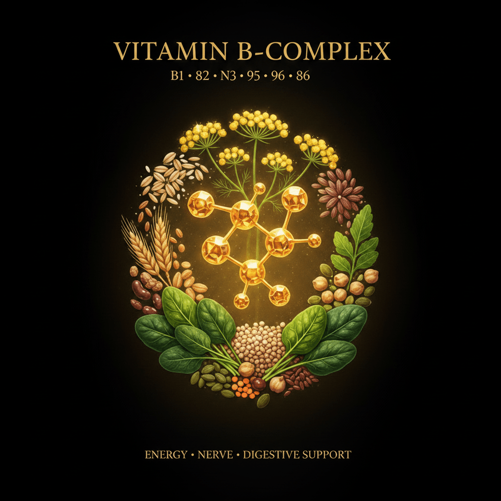 Vitamin B - Complex (Capsules 100 ct) – Energy, Nerve & Digestive Support, Tincture, Futures ETC