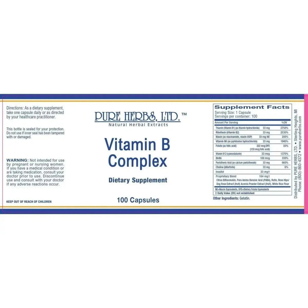 Vitamin B - Complex (Capsules 100ct) - Futures ETC Tincture