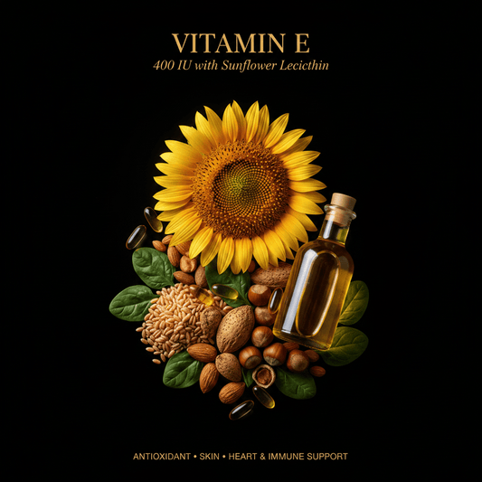 Vitamin E (softgels 60 ct - 400 IU with sunflower lecithin), Tincture, Futures ETC
