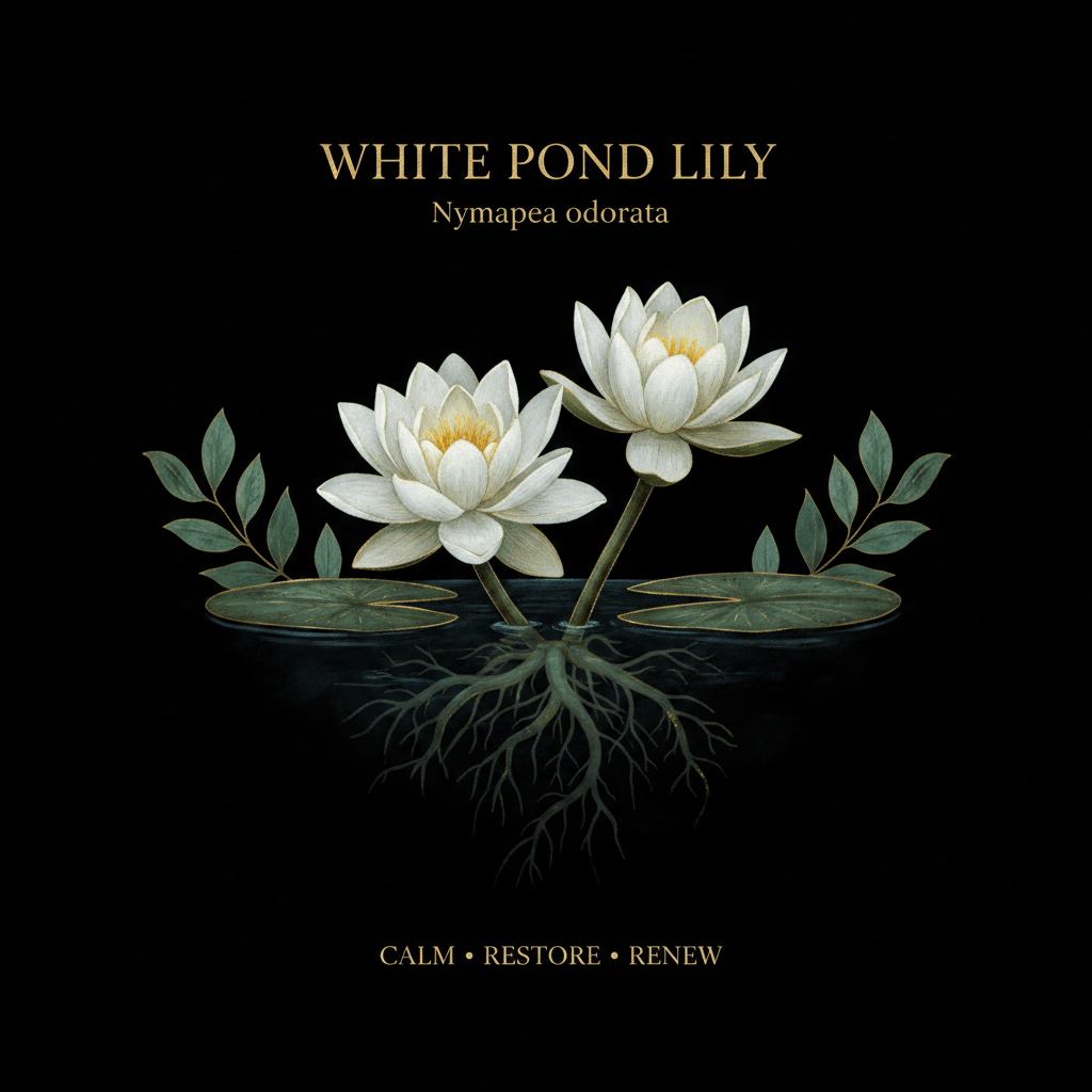 White Pond Lily (Nymphaea odorata) – Calming & Anti - Inflammatory Support, Tincture, Futures ETC