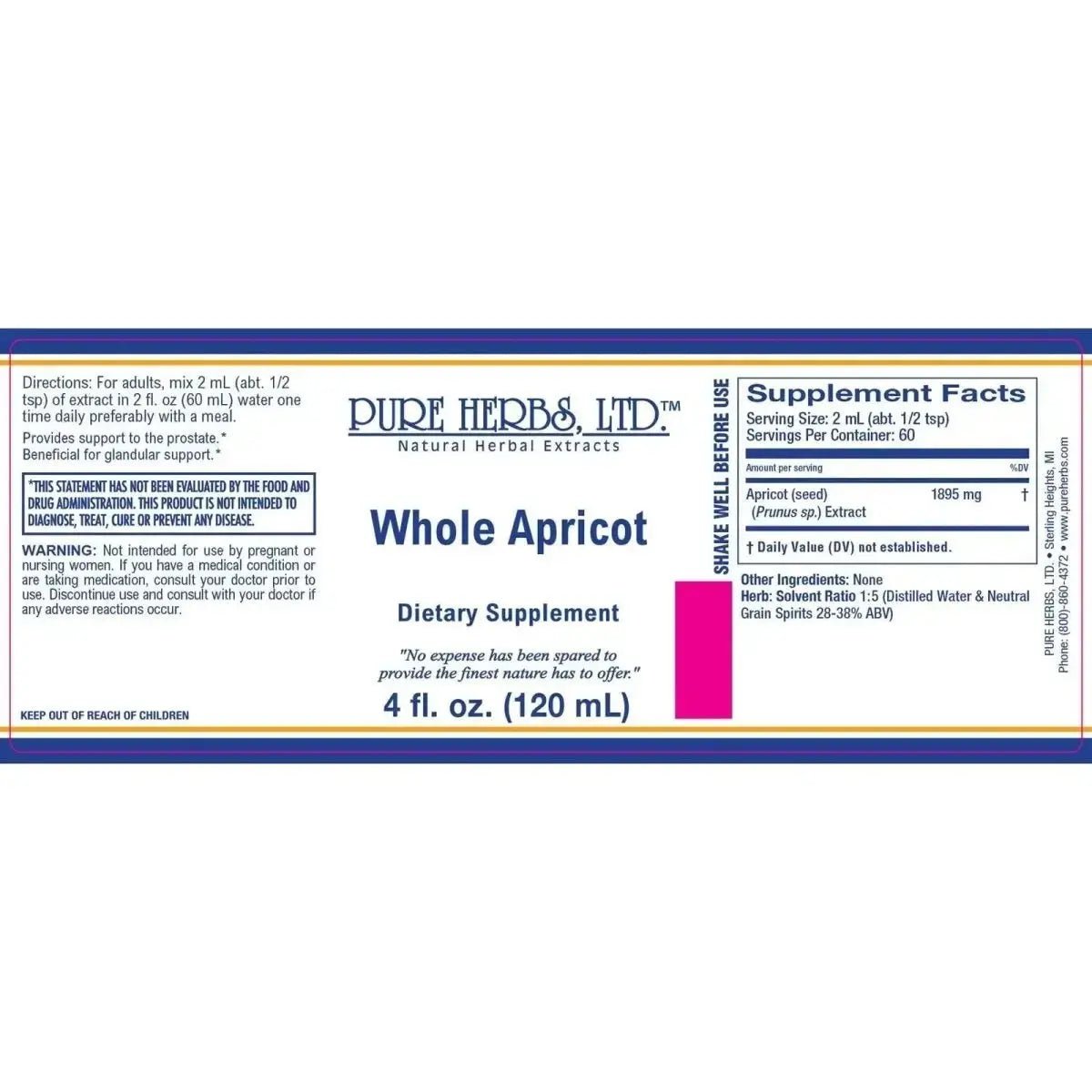 Whole Apricot Kernels (Prunus) - Futures ETC Tincture