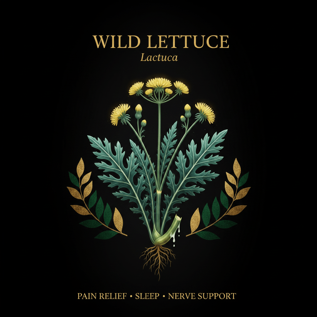 Wild Lettuce (Lactuca) – Pain Relief, Sleep & Nerve Support, Tincture, Futures ETC