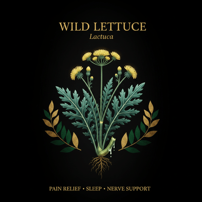 Wild Lettuce (Lactuca) – Pain Relief, Sleep & Nerve Support, Tincture, Futures ETC
