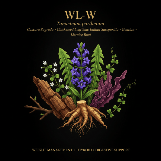 WL - W – Weight Management, Thyroid & Digestive Support | 7 - Herb Blend, Tincture, Futures ETC