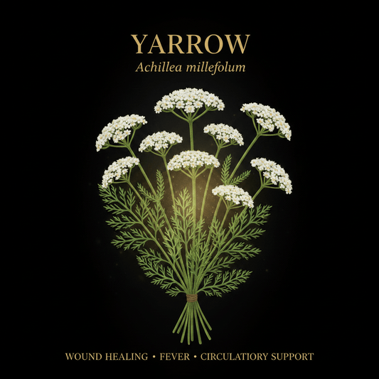 Yarrow (Achillea millefolium) – Circulatory, Anti - Inflammatory & Wound Healing Support, Tincture, Futures ETC