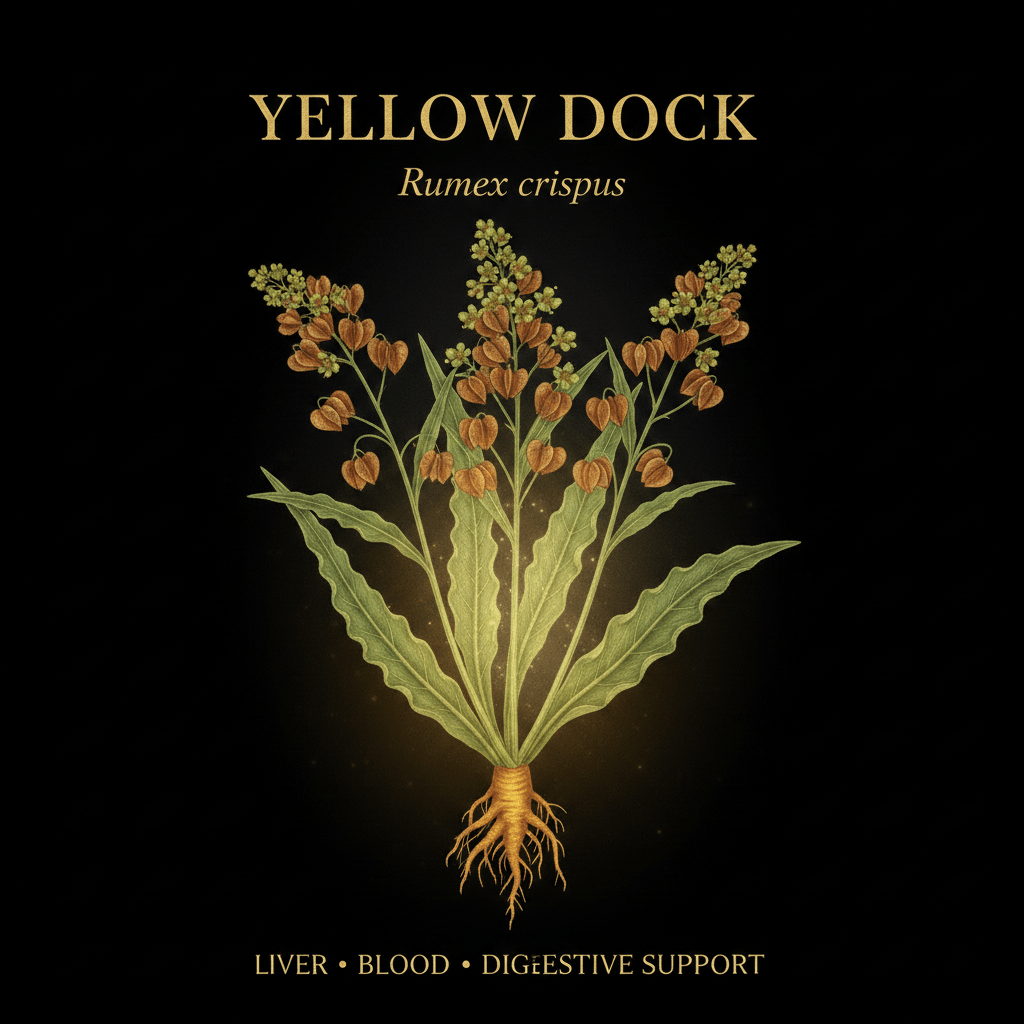 Yellow Dock (Rumex crispus) – Blood Purifier, Liver & Skin Support, Tincture, Futures ETC