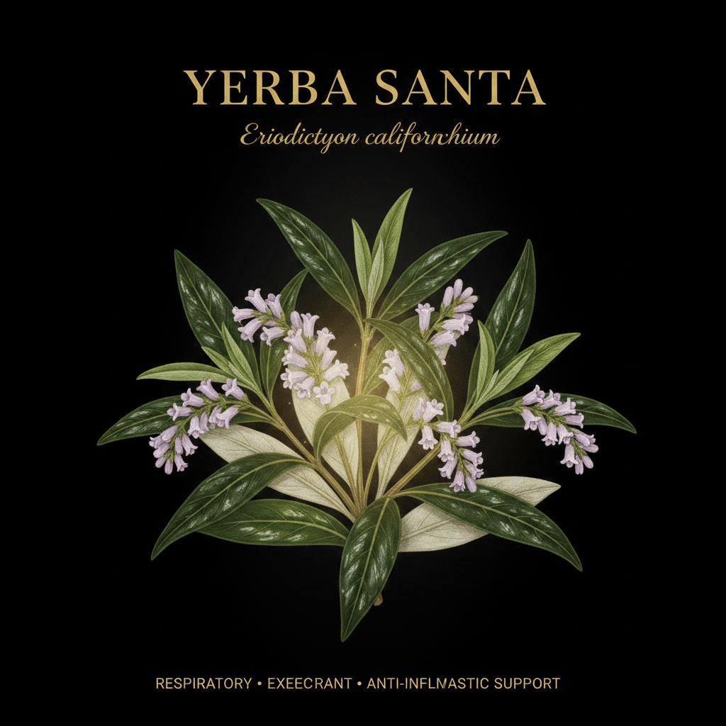 Yerba Santa (Eriodictyon californicum) – Respiratory, Expectorant & Anti-Inflammatory Support, Tincture, Futures ETC