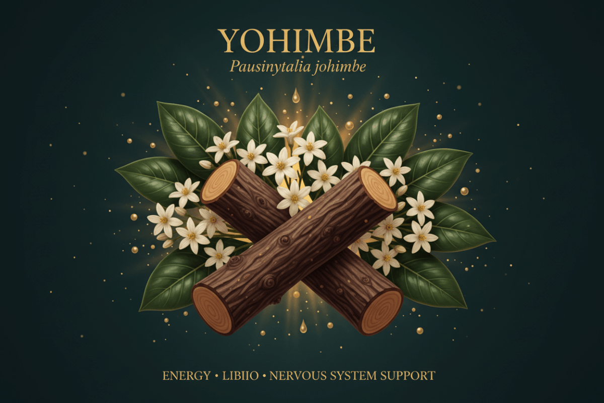 Yohimbe (Pausinystalia johimbe) – Energy, Libido & Nerve Stimulation Support, Tincture, Futures ETC