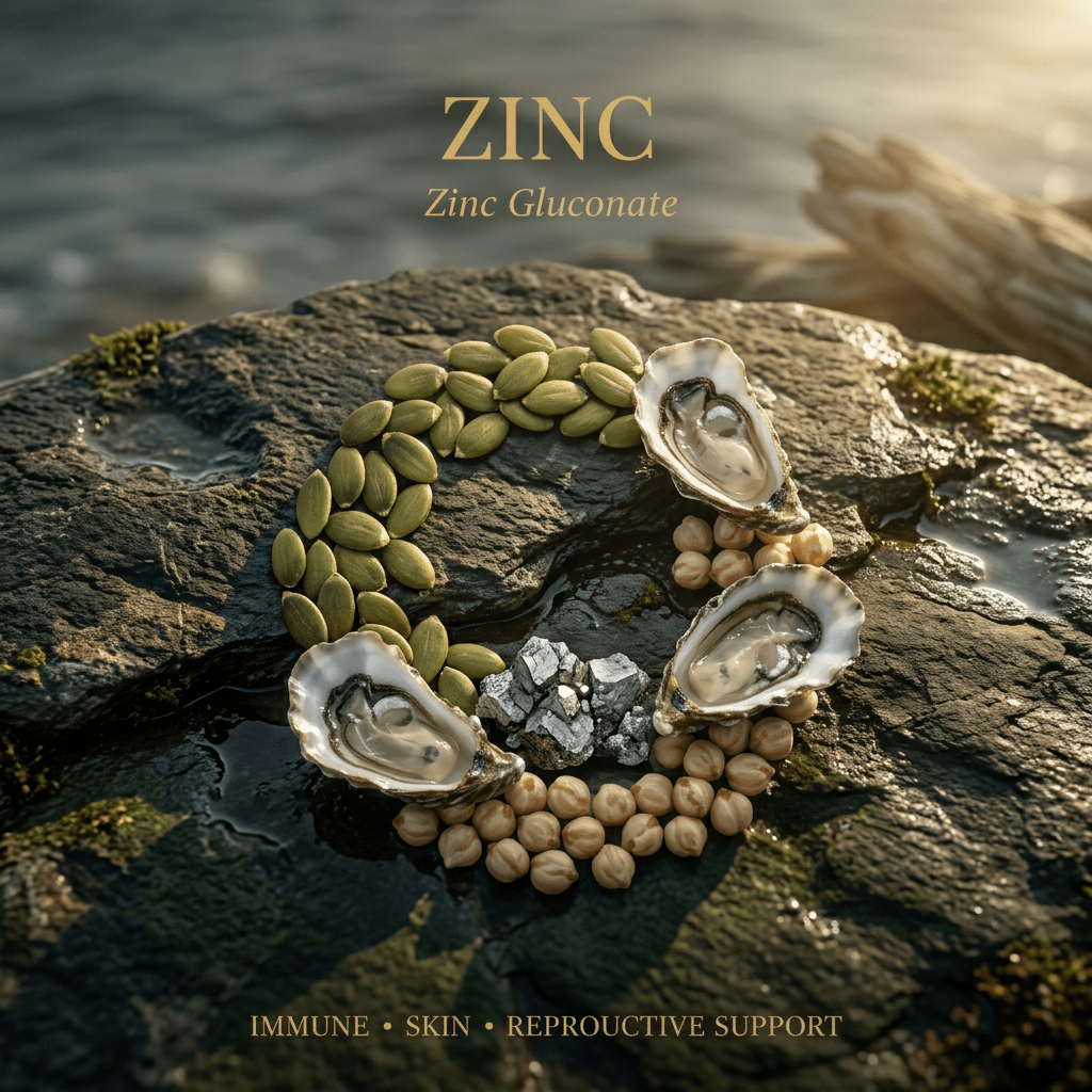 Zinc editorial image in golden coastal light